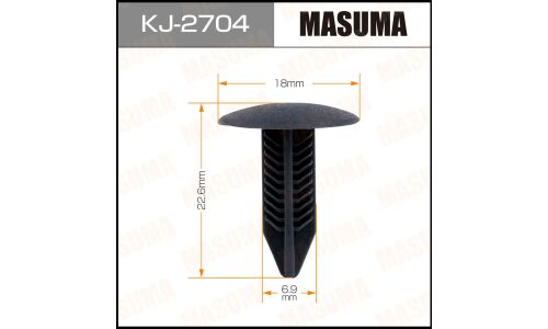 Клипса крепёжная ковриков салона и воздуховода Masuma, для Honda, арт. KJ-2704