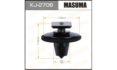 Клипса крепёжная деталей кузова Masuma, для Nissan, арт. KJ-2706
