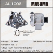 Генератор MASUMA, TOYOTA / 2UZFE (12V/80A)