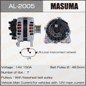 Генератор MASUMA, NISSAN / R9M, H5FT (14V/150A)