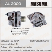 Генератор MASUMA, MITSUBISHI / 4B10, 4B11, 4B12 (12V/120A)