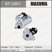 Стартер MASUMA, TOYOTA / 2TRFE, 3RZFE (12V/1.6KW)