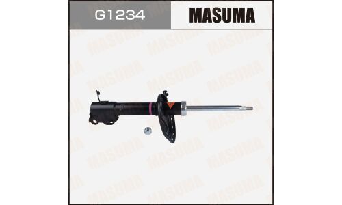 Амортизационная стойка Masuma, газомасляная, двухтрубная, задняя, левая, 1 шт, арт. G1234 (KYB-339213)
