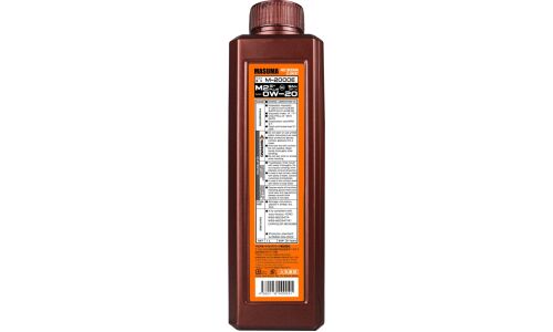 Масло моторное Masuma Motor Oil M2 0w20, синтетическое, API SN+, ILSAC GF-5, для бензинового двигателя, 1л, арт. M-2000E