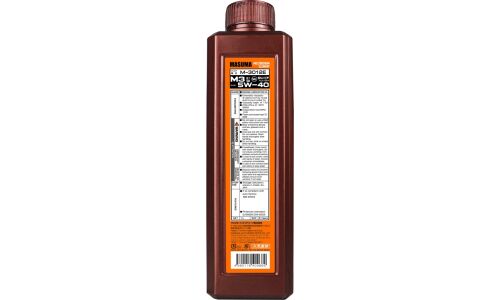 Масло моторное Masuma Motor Oil M3 5w40, полусинтетическое, API SN/CF, ACEA A3/B4, универсальное, 1л, арт. M-3012E