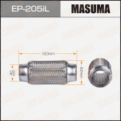 Гофра глушителя Masuma, Interlock, 40x150мм, арт. EP-205iL