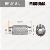 Гофра глушителя Masuma, Interlock, 48x160мм, усиленная, 3-слойная, арт. EP-218iL