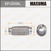 Гофра глушителя Masuma, Interlock, 51x185мм, усиленная, 3-слойная, арт. EP-229iL
