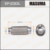 Гофра глушителя Masuma, Interlock, 51x190мм, усиленная, 3-слойная, арт. EP-230iL