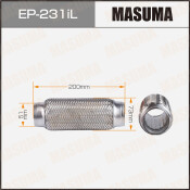 Гофра глушителя Masuma, Interlock, 51x200мм, арт. EP-231iL