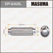 Гофра глушителя Masuma, Interlock, 54x250мм, усиленная, 3-слойная, арт. EP-242iL