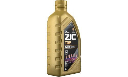 Масло моторное ZIC TOP 5w30, синтетическое, API SL, ACEA A3/B3/B4, универсальное, 1л, арт. 132681