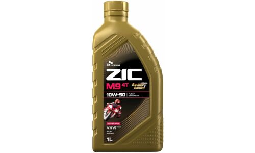 Масло для мототехники ZIC M9 Racing Edition 10w50, синтетическое, API SN, JASO MA2, 4-тактное, 1л, арт. 137214
