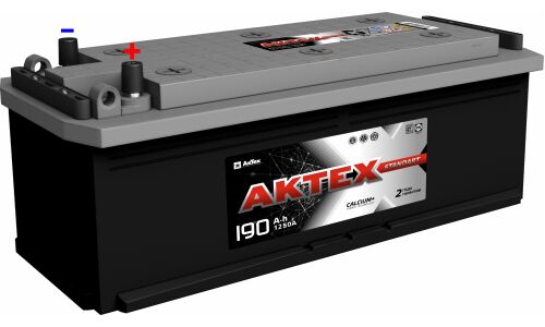 Аккумулятор АкТех Standart ТТ L8R (6СТ-190L/190-3-L-Y), 190Ач, ССА 1250А, обслуживаемый, униклеммы