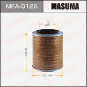 Фильтр воздушный Masuma, арт. MFA-3126