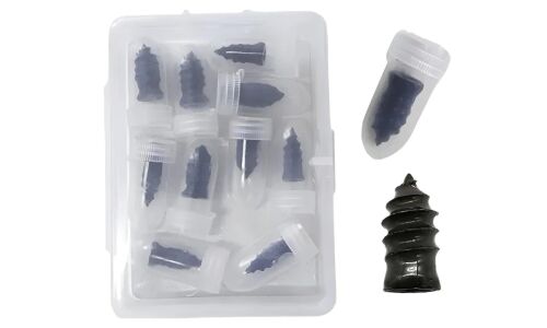 Саморезы прорезиненные Carfort, для ремонта шин, M6.8x12.7мм, для проколов 3-5.5мм, 10 шт, арт. RV-0268