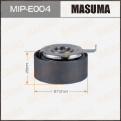 Ролик натяжной ремня ГРМ Masuma, арт. MIP-E004