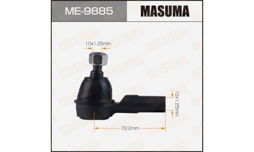 Наконечник рулевой тяги Masuma, для Mitsubishi Colt, арт. ME-9885