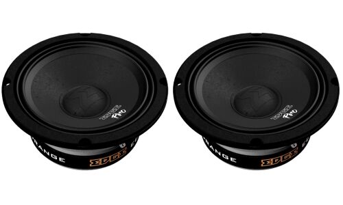 Среднечастотные динамики Edge EDPRO6B-E3/E6, 6.5" (16.5см), 150/300Вт, 160-10000Гц, 2 шт