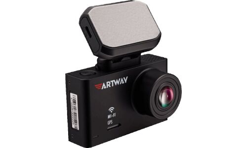 Видеорегистратор ARTWAY AV-701 UltraHD(4K), 3Мп, 3840x2160, обзор 170°, экран 2.4", WiFi, 2 камеры