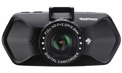 Видеорегистратор ARTWAY AV-525 FullHD, 1,3Мп, 1920x1080, обзор 120°, экран 2", 2 камеры