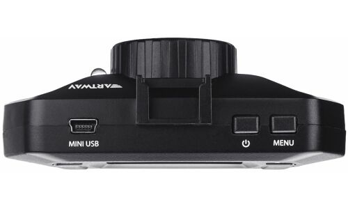 Видеорегистратор ARTWAY AV-525 FullHD, 1,3Мп, 1920x1080, обзор 120°, экран 2", 2 камеры