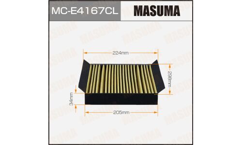 Фильтр салонный Masuma, угольный, арт. MC-E4167CL