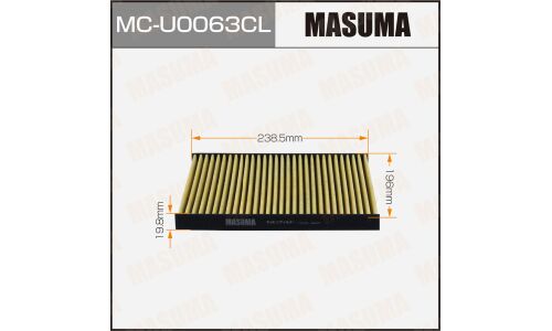 Фильтр салонный Masuma, угольный, арт. MC-U0063CL