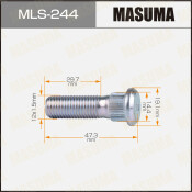 Шпилька колесная Masuma MLS-244, для Mitsubishi, M12x1.5(R), длина 47.3мм, арт. MLS-244