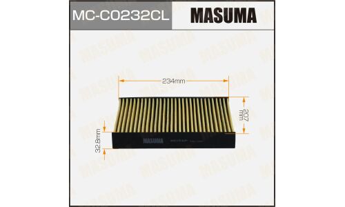 Фильтр салонный Masuma, угольный, арт. MC-C0232CL