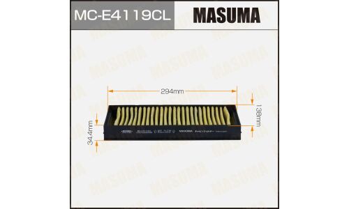 Фильтр салонный Masuma, угольный, арт. MC-E4119CL