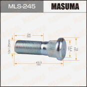 Шпилька колесная Masuma MLS-245, для Nissan, Infiniti, M12x1.25(R), длина 43.3мм, 1 шт, арт. MLS-245