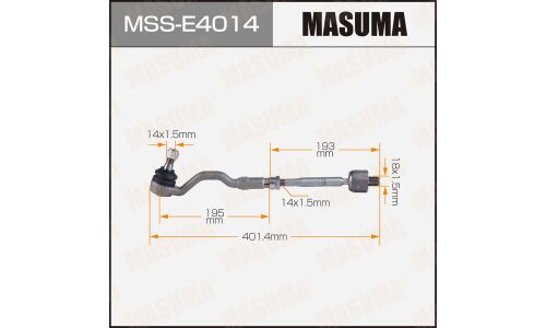 Тяга рулевая Masuma, для BMW X3 (E83), арт. MSS-E4014