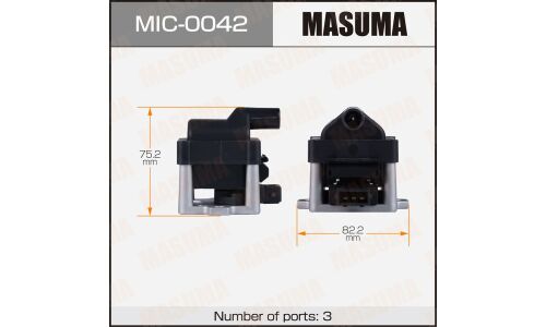 Катушка зажигания Masuma, для Skoda Octavia (AEE), арт. MIC-0042