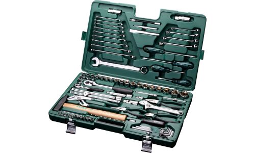 Набор инструментов SATA, под размеры 1/2", 1/4", комплект 101 предмет, арт. 09404
