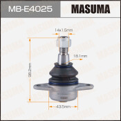Опора шаровая Masuma, передняя, нижняя, для BMW X3 (E83), арт. MB-E4025