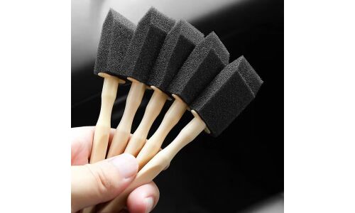 Щетки для очистки дефлектора воздуховода и детейлинга, поролоновые, 5 шт