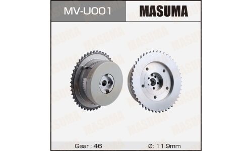 Муфта изменения фаз ГРМ Masuma, впуск, для Chevrolet Captiva, Opel Antara / Insignia, для двигателей A20NFT / A20NHT / A24XE, арт. MV-U001