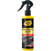 Полироль салона Астрохим, матовый, для пластика, винила и резины, защита от УФ-лучей, с ароматом «новая машина», бутылка с триггером 250мл, арт. АС3204 Полироль салона Астрохим, матовый, для пластика, винила и резины, защита от УФ-лучей, с ароматом «новая машина», бутылка с триггером 250мл, арт. АС3204