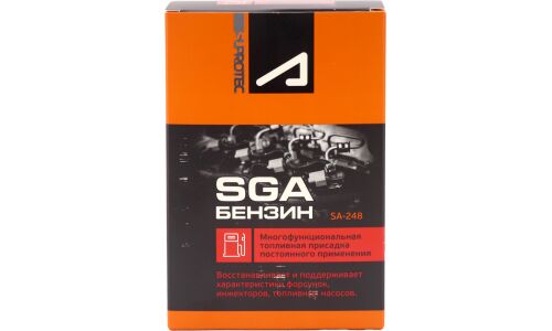 Присадка в топливо Suprotec Aprohim SGA SA-248, комплексная, для бензиновых двигателей, снижает расход, повышает мощность, 2x50мл, арт. 122875