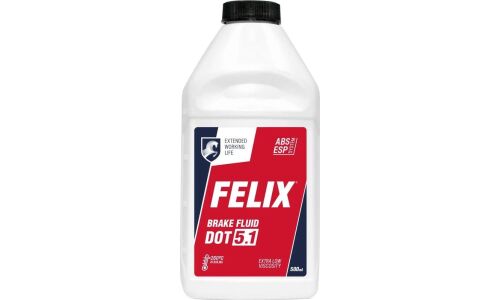 Жидкость тормозная Т-Синтез FELIX, DOT 5.1, 500мл, арт. 430142009