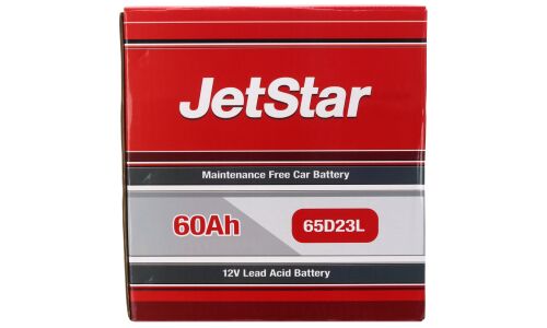 Аккумулятор JetStar 65D23L, 60Ач, ССА 550А, необслуживаемый