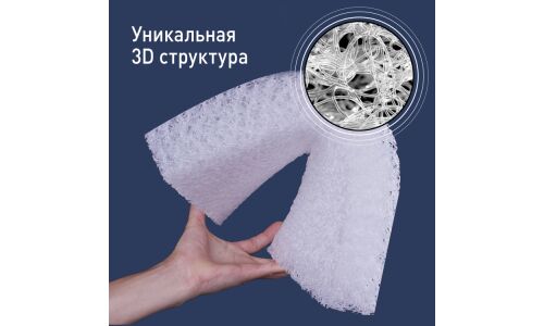 Подушка на сиденье Carfort AeroFit, с дышащей 3D структурой, 400x400x50мм, черная, арт. TP0702