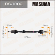 Привод в сборе Masuma, для Toyota Prius, арт. DS-1002
