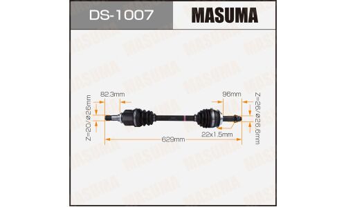 Привод в сборе Masuma, для Toyota Prius / Aqua, арт. DS-1007