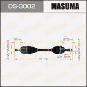 Привод в сборе Masuma, для Mitsubishi Outlander / ASX, арт. DS-3002