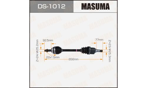 Привод в сборе Masuma, для Toyota Vitz / Probox, арт. DS-1012