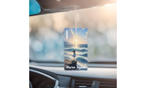 Ароматизатор подвесной Yammy «серия N» Marine Squash (Морская свежесть), картон с пропиткой, арт. N011