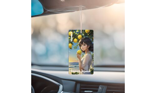 Ароматизатор подвесной Yammy «серия N» Lemon Squash (Лимон), картон с пропиткой, арт. N012