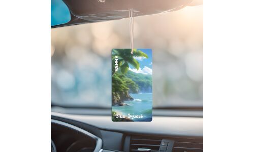 Ароматизатор подвесной Yammy «серия N» Blue Squash (Свежесть), картон с пропиткой, арт. N013